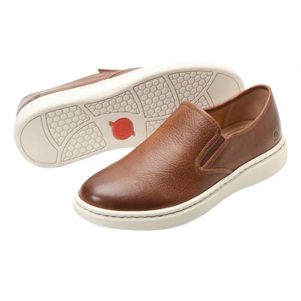 NEW BONDI BORN men's fade slip on in tan